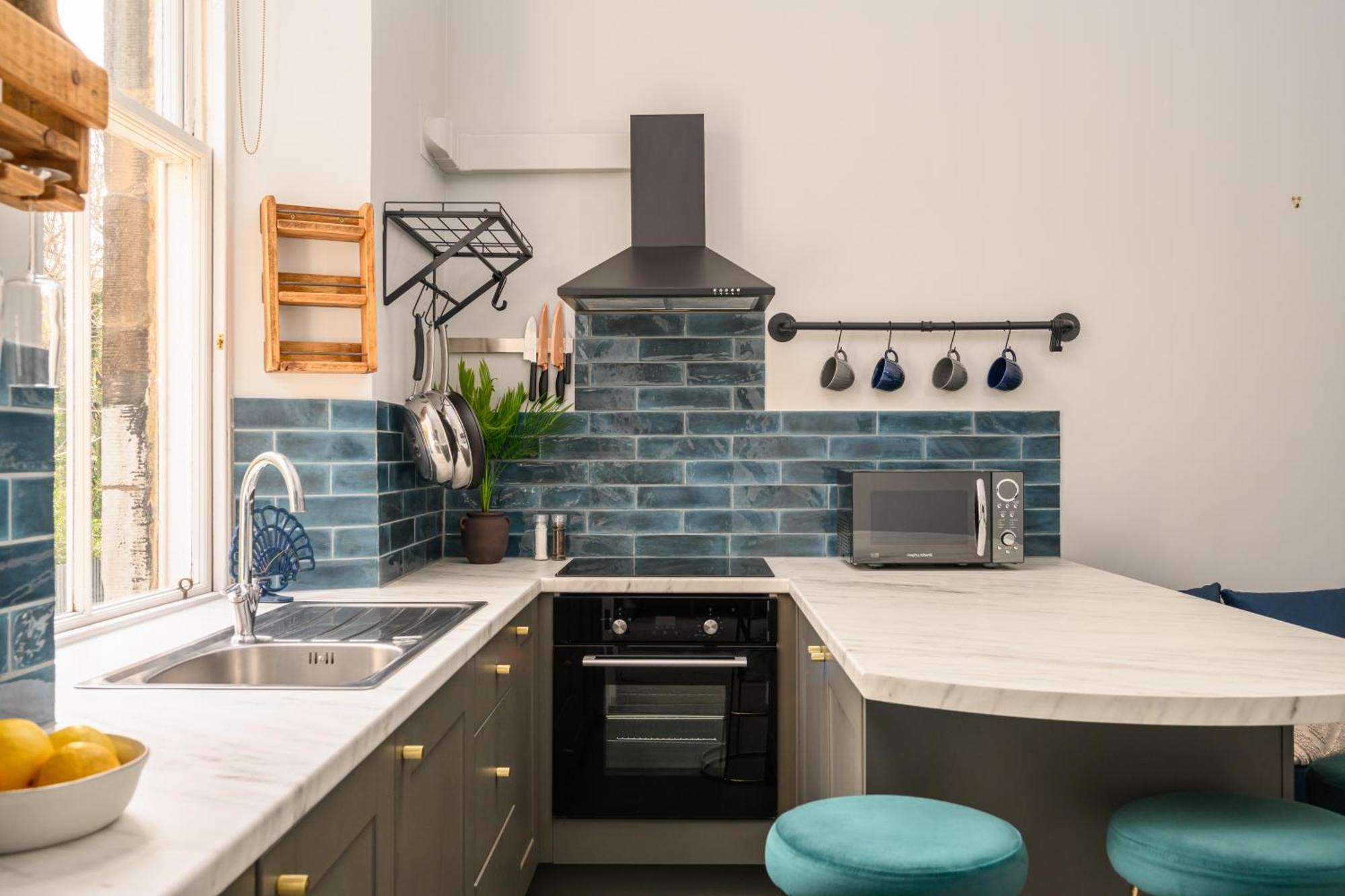 شقة Vibrant Leith Flat إدنبرة المظهر الخارجي الصورة